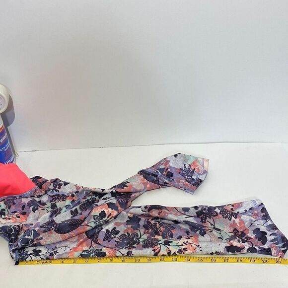Joe Fresh Women's High Rise Floral Athletic Leggings Multicolor Size XL - Picture 9 of 12
